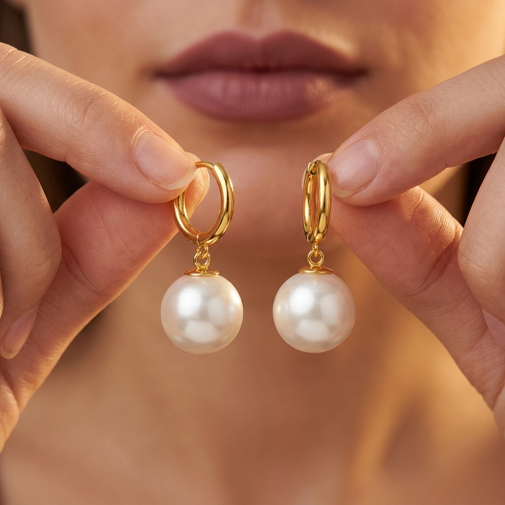 Dalhia Pearl Earrings