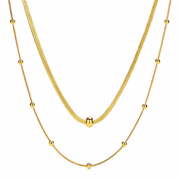 Elena Double Layer Necklace