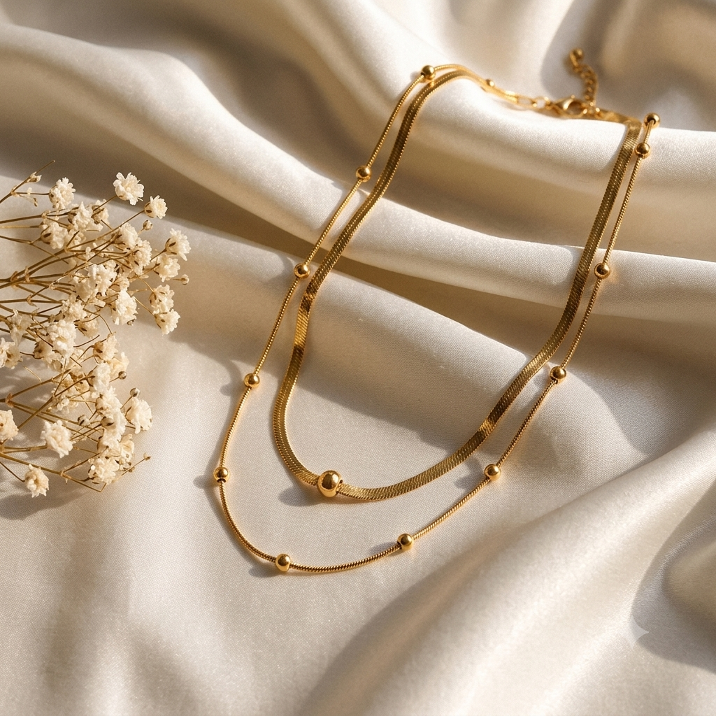 Elena Double Layer Necklace