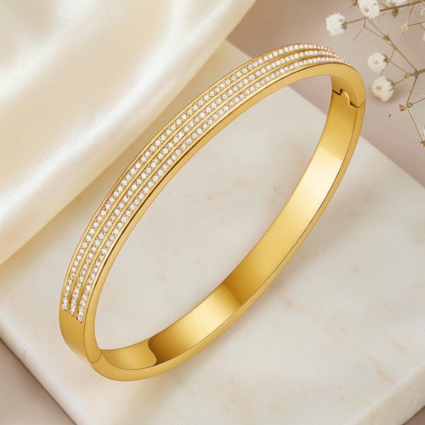 Triple Radiant Bangle