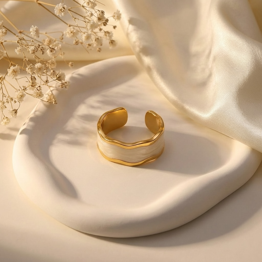 Aurora wave Ring